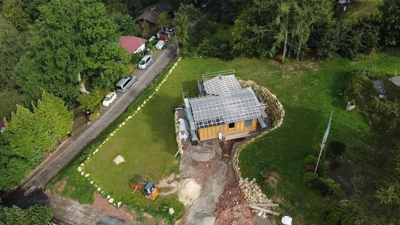 Ferienhaus Fuldatal Buitenkant foto